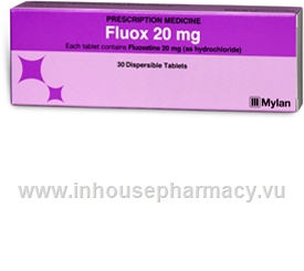 Fluox Dispersible (Fluoxetine 20mg) 30 Tablets/Pack