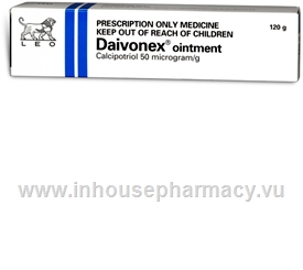 Daivonex (Calcipotriol 50mcg/g) Ointment 120g Tube