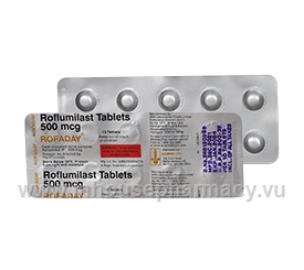 Rofaday (Roflumilast 500mcg) 10 Tablets/Strip
