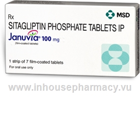 Januvia (Sitagliptin 100mg) 7 Tablets/Strip