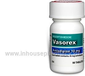 Vasorex (Amlodipine besylate 10mg) 90 Tablets/Pack