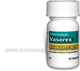 Vasorex (Amlodipine besylate 5mg) 90 Tablets/Pack