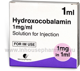 Hydroxocobalamin 1mg/ml 5 Ampoules/Pack