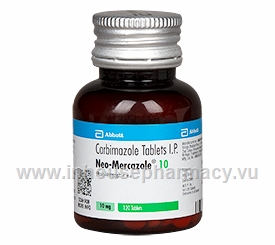Neo-Mercazole (Carbimazole 10mg) 120 Tablets/Bottle
