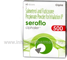 Seroflo (Fluticasone and Salmeterol 500mg/50mcg) Ciphaler