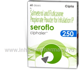 Seroflo (Fluticasone and Salmeterol 250mcg/50mcg) Ciphaler