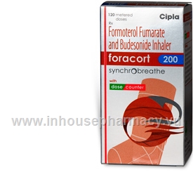 Foracort 200 Synchrobreathe (Budesonide & Formoterol 200mcg/6mcg) Inhaler