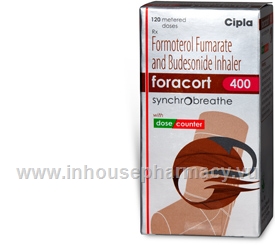 Foracort 400 Synchrobreathe (Budesonide & Formoterol 400mcg/6mcg) Inhaler