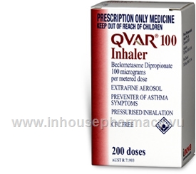 Qvar (Beclometasone dipropionate 100mcg) 200 MD Inhaler