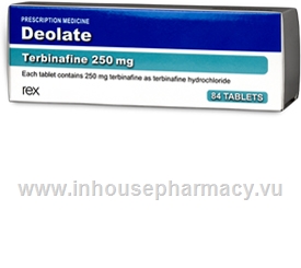 Deolate (Terbinafine 250mg) 84 Tablets/Pack