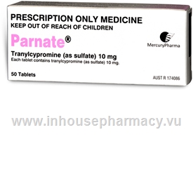 Parnate (Tranylcypromine 10mg) 50 Tablets/Pack