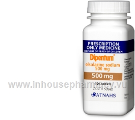 Dipentum (Olsalazine 500mg) 100 Tablets/Pack