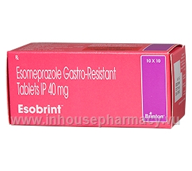 Esobrint (Esomeprazole 40mg) 100 Tablets/Pack