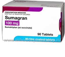 Sumagran (Sumatriptan 100mg) 90 Tablets/Pack