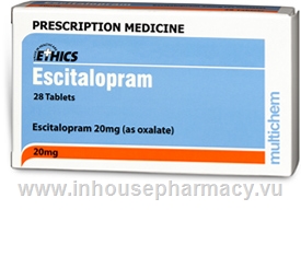 Ethics Escitalopram (Escitalopram 20mg) 28 Tablets/Pack