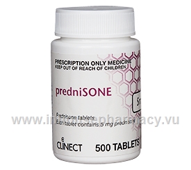 Prednisone Clinect (Prednisone 5mg) 500 Tablets/Pack