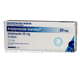 Aripiprazole 20mg 30 Tablets/Pack