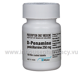 D-Penamine (Penicillamine 250mg) Tablets